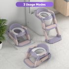 3-in-1 Toddler Potty Training Toilet Seat Purple