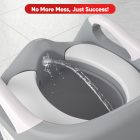 3-in-1 Toddler Potty Training Toilet Seat Gray
